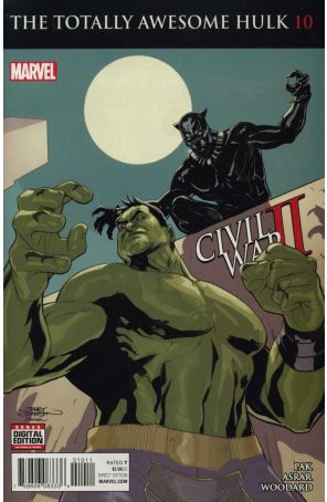 The Totally Awesome Hulk 10 published by Marvel with cover art by Terry Dodson