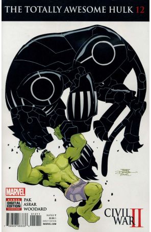 The Totally Awesome Hulk 12 published by Marvel with cover art by Terry Dodson