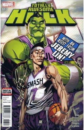 The Totally Awesome Hulk 13 published by Marvel with cover art by Terry Dodson