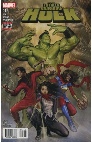 The Totally Awesome Hulk 15 published by Marvel with cover art by Stonehouse