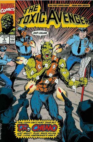 Toxic Avenger 5 published by Marvel with cover art by Rodney Ramos