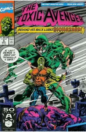 Toxic Avenger 6 published by Marvel with cover art by Rodney Ramos