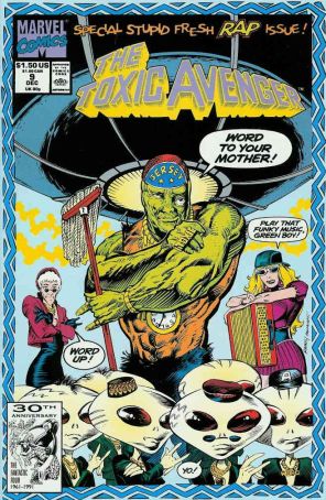 Toxic Avenger 9 published by Marvel with cover art by Rodney Ramos