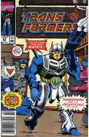 The Transformers 63 (Newsstand) published by Marvel