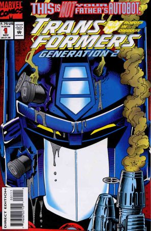 Transformers: Generation 2 1 published by Marvel with cover art by Derek
