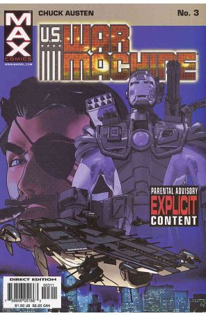 U.S. War Machine 3 published by Marvel with cover art by Chuck Austen