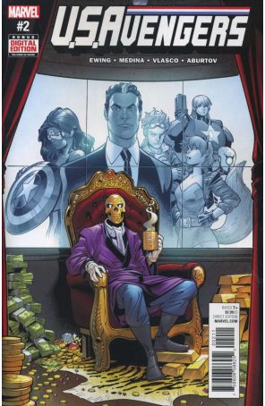 U.S.Avengers 2 published by Marvel with cover art by Paco Medina
