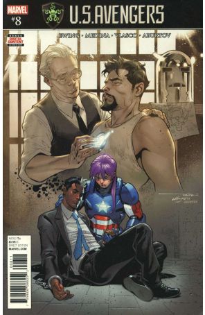 U.S.Avengers 8 published by Marvel with cover art by Paco Medina