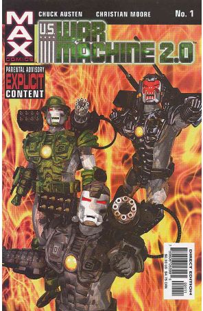 US War Machine 2.0 1 published by Marvel with cover art by Christian Moore