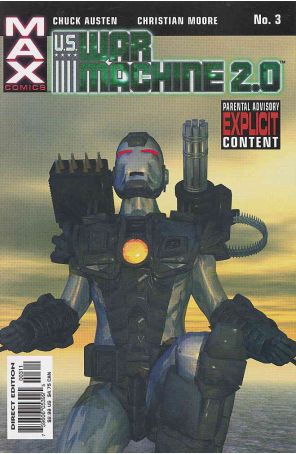 US War Machine 2.0 3 published by Marvel with cover art by Christian Moore