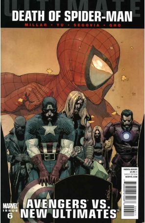 Ultimate Avengers Vs. New Ultimates 6 published by Marvel with cover art by Leinil Francis Yu