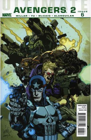 Ultimate Avengers 12 published by Marvel with cover art by Leinil Francis Yu