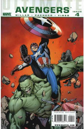 Ultimate Avengers 4 published by Marvel with cover art by Carlos Pacheco