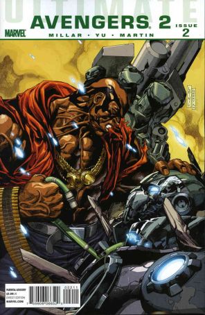 Ultimate Avengers 8 published by Marvel with cover art by Leinil Francis Yu