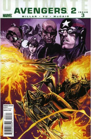 Ultimate Avengers 9 published by Marvel with cover art by Leinil Francis Yu