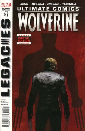 Ultimate Comics Wolverine 4 published by Marvel with cover art by Axel Torvenius
