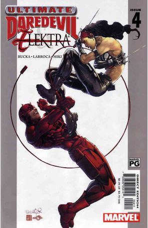 Ultimate Daredevil and Elektra 4 published by Marvel with cover art by Salvador Larroca