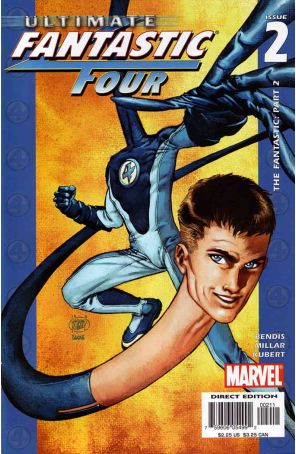 Ultimate Fantastic Four 2 published by Marvel with cover art by Adam Kubert