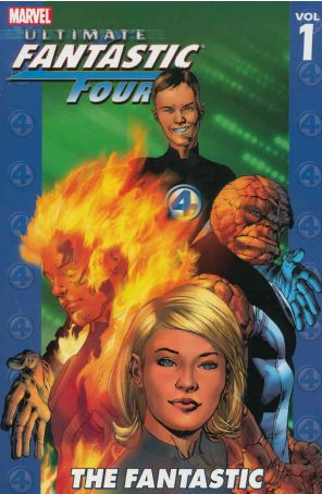 Ultimate Fantastic Four TPB 1 (2nd) published by Marvel with cover art by Bryan Hitch