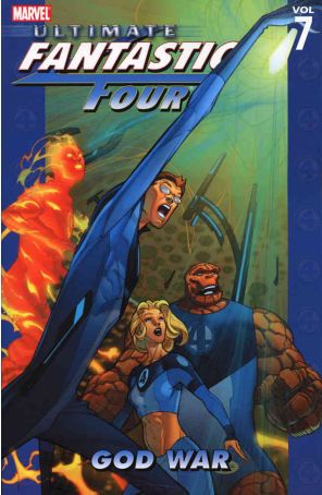 Ultimate Fantastic Four TPB 7 published by Marvel with cover art by Salvador Larroca