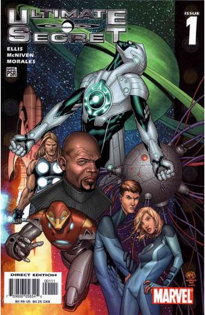 Ultimate Secret 1 published by Marvel with cover art by Steve McNiven