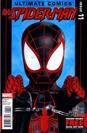 Ultimate Spider-Man (3rd Series) 11 published by Marvel with cover art by Kaare Andrews