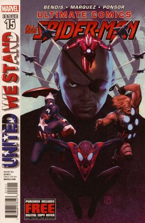 Ultimate Spider-Man (3rd Series) 15 published by Marvel with cover art by Jorge Molina