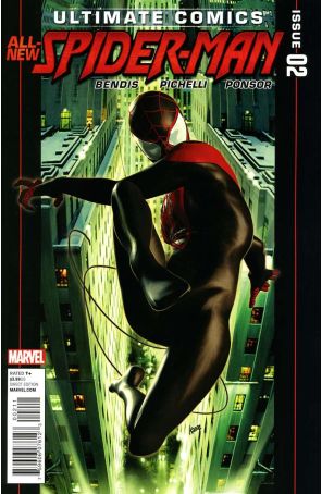 Ultimate Spider-Man (3rd Series) 2 published by Marvel with cover art by Kaare Andrews