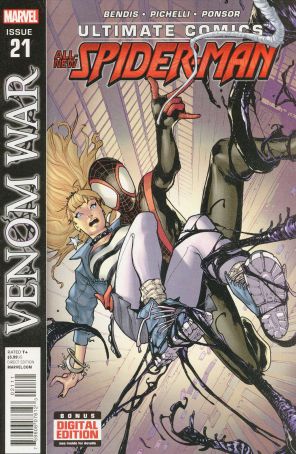 Ultimate Spider-Man (3rd Series) 21 published by Marvel with cover art by Sara Pichelli