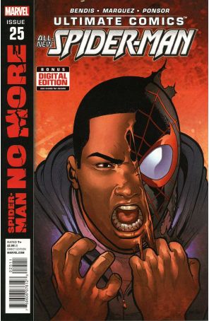 Ultimate Spider-Man (3rd Series) 25 published by Marvel with cover art by David Marquez
