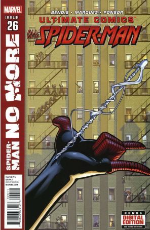 Ultimate Spider-Man (3rd Series) 26 published by Marvel with cover art by David Marquez
