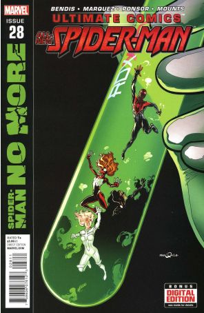 Ultimate Spider-Man (3rd Series) 28 published by Marvel with cover art by David Marquez