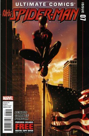 Ultimate Spider-Man (3rd Series) 7 published by Marvel with cover art by Kaare Andrews