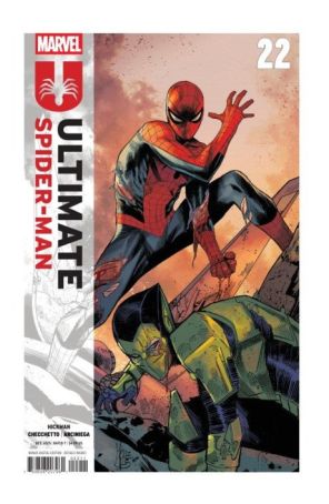 Ultimate Spider-Man (4th Series) 22 published by Marvel with cover art by Marco Checchetto