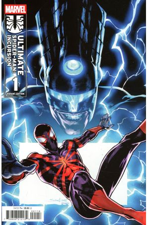 Ultimate Spider-Man: Incursion 1G published by Marvel with cover art by Jonas Scharf