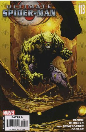 Ultimate Spider-Man 113 published by Marvel with cover art by Stuart Immonen
