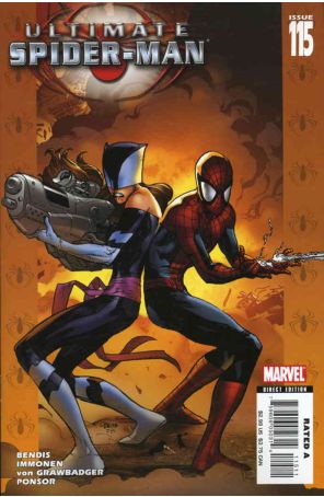 Ultimate Spider-Man 115 published by Marvel with cover art by Stuart Immonen