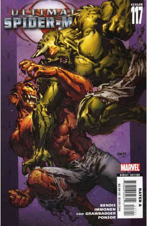 Ultimate Spider-Man 117 published by Marvel with cover art by Stuart Immonen