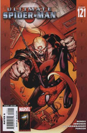 Ultimate Spider-Man 121 published by Marvel with cover art by Stuart Immonen