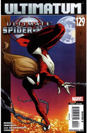 Ultimate Spider-Man 129 published by Marvel with cover art by Stuart Immonen