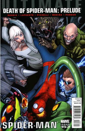 Ultimate Spider-Man 153 published by Marvel with cover art by Ed McGuinness