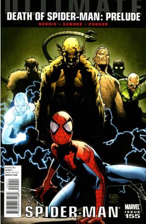 Ultimate Spider-Man 155 published by Marvel with cover art by Oliver Copiel