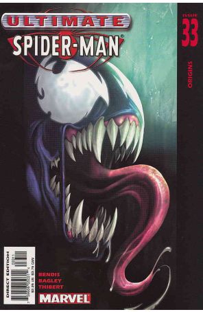 Ultimate Spider-Man 33 published by Marvel with cover art by Mark Bagley