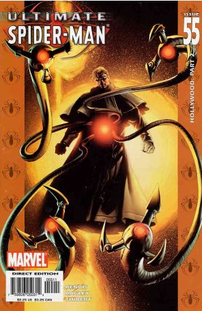 Ultimate Spider-Man 55 published by Marvel with cover art by Mark Bagley