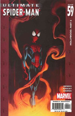 Ultimate Spider-Man 59 published by Marvel with cover art by Mark Bagley
