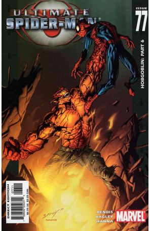 Ultimate Spider-Man 77 published by Marvel with cover art by Mark Bagley