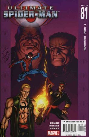 Ultimate Spider-Man 81 published by Marvel with cover art by Mark Bagley