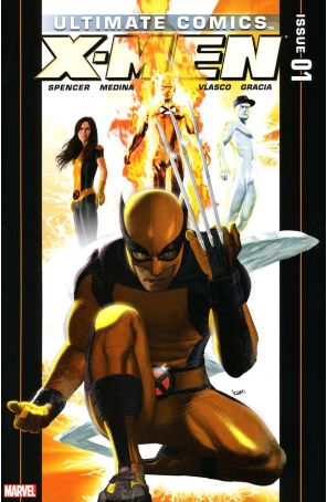 Ultimate X-Men (2nd Series) 1 published by Marvel with cover art by Kaare Andrews
