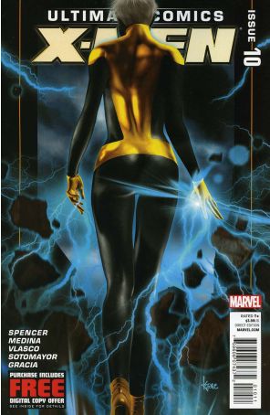 Ultimate X-Men (2nd Series) 10 published by Marvel with cover art by Kaare Andrews
