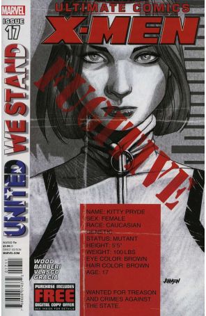 Ultimate X-Men (2nd Series) 17 published by Marvel with cover art by Dave Johnson